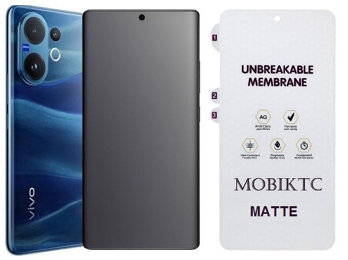 Image of 1 Pack Screen Protector Guard For Vivo V60 5G | Matte Fornt Screen Guard For Vivo V60 5G Front Screen Guard - Fingerprint Support /Matte /Hd