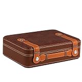 ★ Con Cedar Wood Forrado, el cuero PU cubierto, este humidor de cigarros es excelente para principiantes y aficionado.