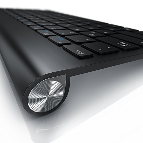 Kabellose Funk Tastatur von CSL-Computer Wireless Keyboard mit USB-Dongle