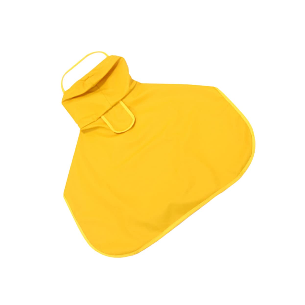 Yardwe 1Pc Dog Raincoat for Pets Durable PU Material with Belly Neck Straps Hooded Design for All Weather Protection for Dogs