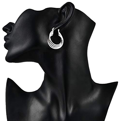 Entangled Rings Alloy Dangle Earring