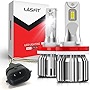 LASFIT H11 H8 H9 LED Bulbs with Cooling Fan, 2022 Upgrade Automotive Light Bulbs 6000K Cool White - Plug and Play -2Pcs