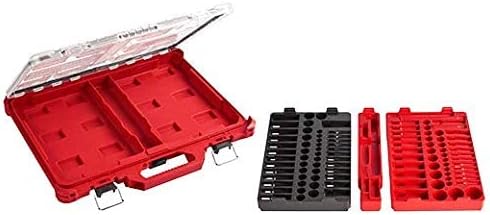Milwaukee 48-22-9486 1/4"-3/8” Ratchet Socket Set with PACKOUT Case - 106pc