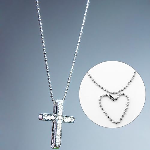 TRKETK 5 Meter Kugelperlenkette, Silberne Metallperlenkette Perlenrollo Zugkette Verlängerung Metallperlen Rollokette mit 30 passenden Anschlüssen (3.2 mm, Silber)