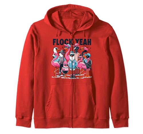 Flock Yeah - Flamingo Funny Pink Bird Lovers Summer Women Sudadera con Capucha