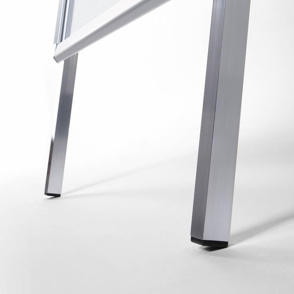 A0 XXL Kundenstopper OUTDOOR wetterfest außen | EXTRA-Groß | verzinkte Metallrückwand, 32mm Profile | Werbeaufsteller Gehwegaufsteller Plakatständer Kundenstopper A0 wetterfest