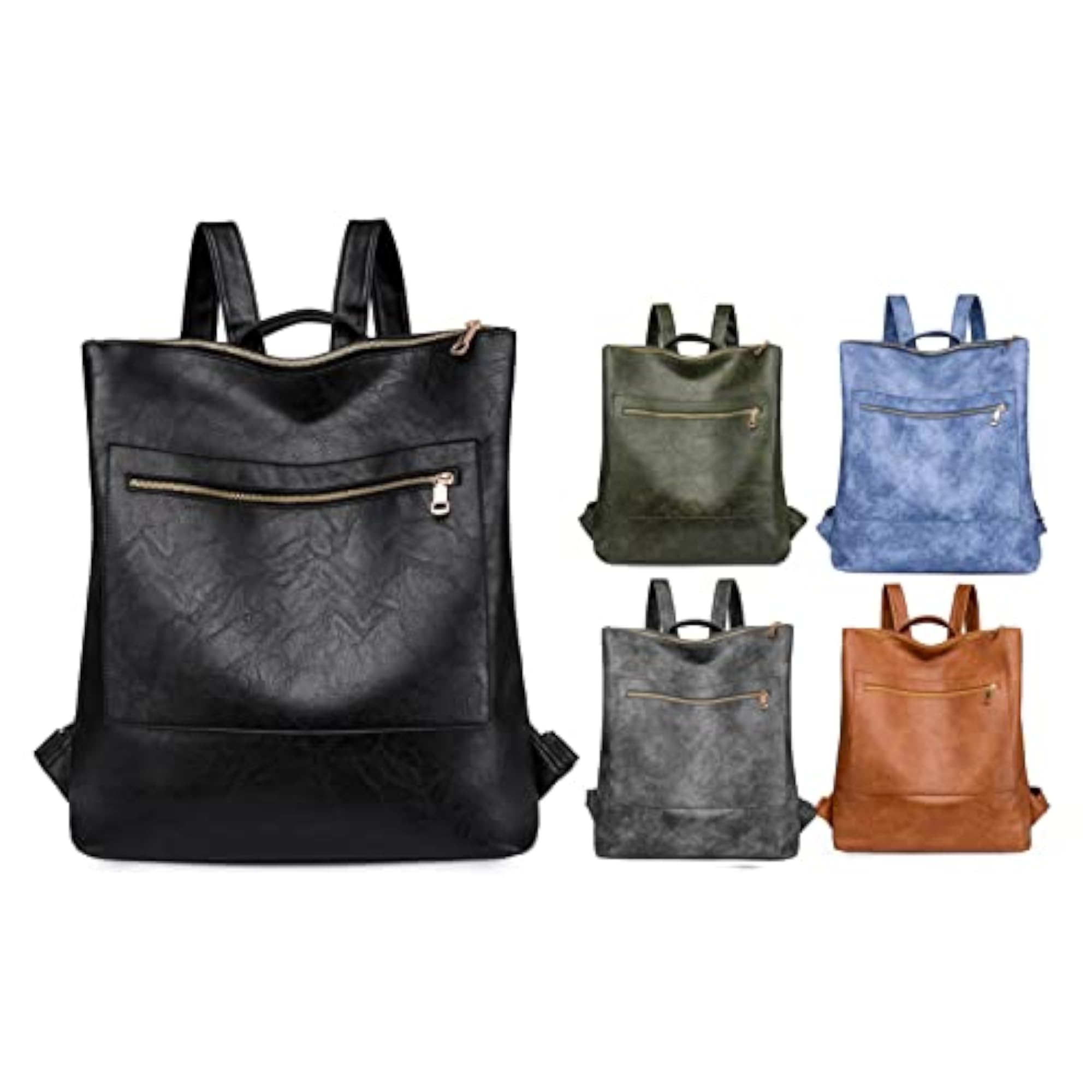 Women Vintage PU Backpack