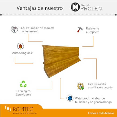 Opiniones y reviews de Zoclos de madera para piso - cinco favoritos. 6 Imagen adicional