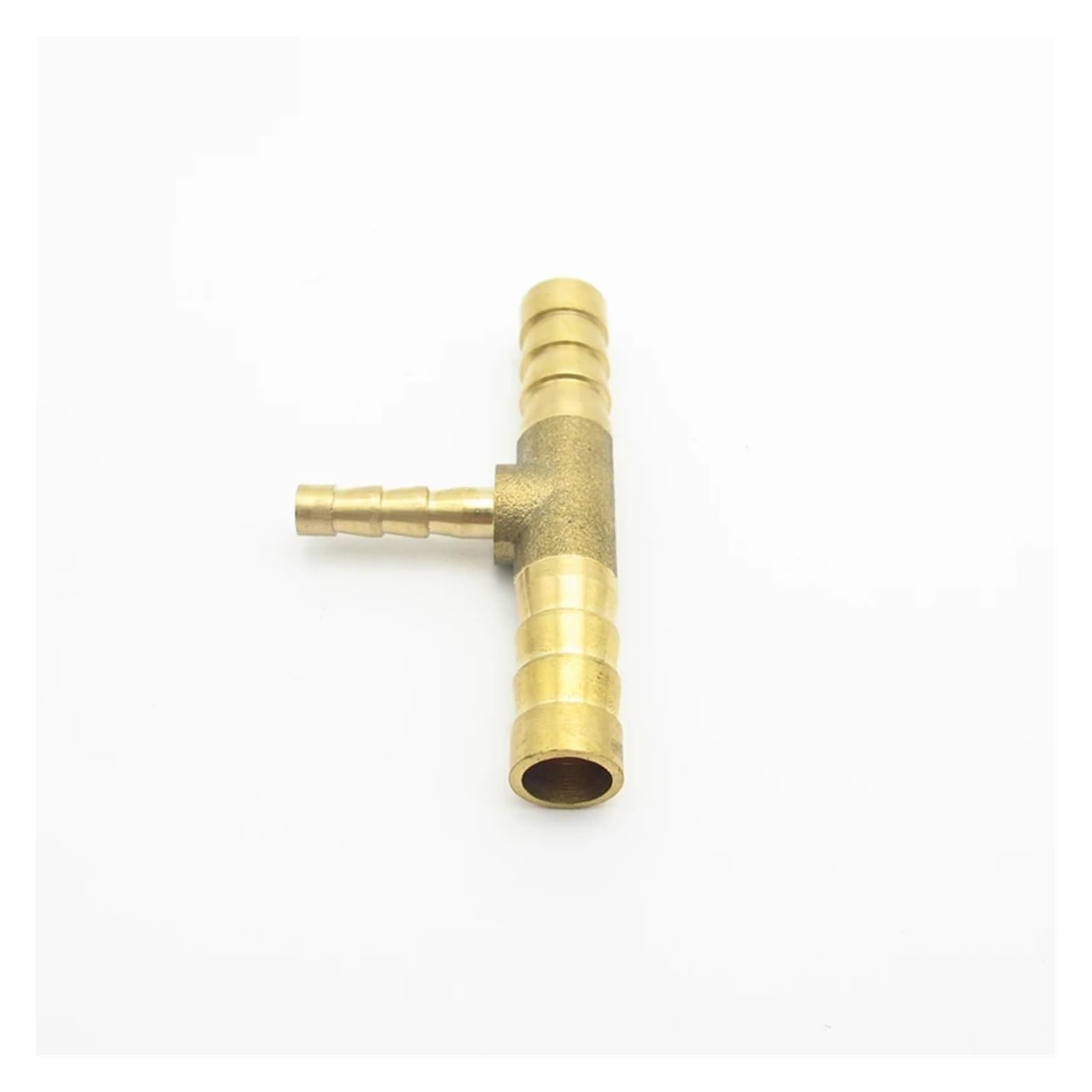 Herramienta de ferretería Espiga for manguera de 8mm x 4mm, espiga for manguera x 8mm, espiga for manguera en T, conector de conexión de tubería con púas de latón, adaptador for combustible, Gas y agu