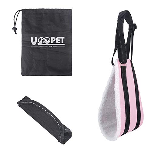 voopet Dog Sling, Help Lift Back Legs, Portable Hip Support Harness Assist Lift Dogs Rear for Canine Aid - Pet Lift Harness for Small Medium & Large Dogs Hind Leg Support Rehabilitation