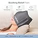 MyHalos® Migraine Relief Cap,30% Thicker,2X More Cooling Gel -Stays Colder for Longer, Ice Hat, Ice Pack Head Wrap, Cold Headaches & Migraine Mask - Tension Headache Relief Cap (Gray) FSA|HSA Eligible