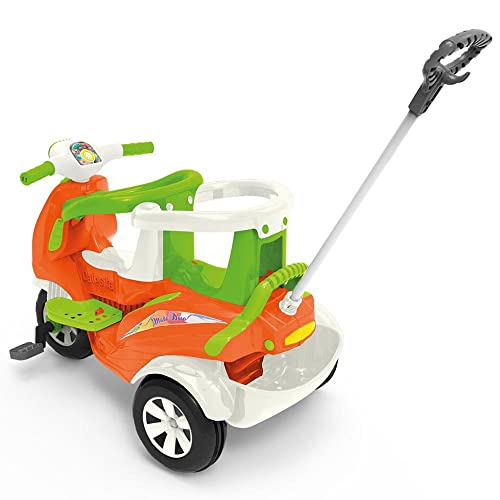 Calesita Não Definido Veículo De Passeio Moto Duo 2 Em 1 Laranja