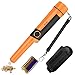 GARLLEN Metal Detector Pinpointer, Handheld Metal Detector IP68 Waterproof Up to 20M Underwater, 360 Search Treasure Finder with Belt Holster, 9V Battery for Adults/Kids