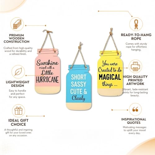 Image of GiftOday Artworks Kitchen decoration items | Home Decor Items For Living Room, Dining Room | Kitchen Decorative Items | Home Decor | Room Decor & Wall Decor Items For Bedroom | Set of 3