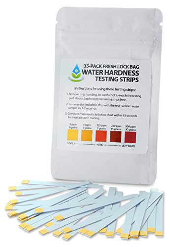 Test Assured Bulk Water Hardness Test Strips - 15 Second Results Reading from 0ppm to 500ppm - Easy to Compare Different Result - Drinking Water Test Strip - Made in USA