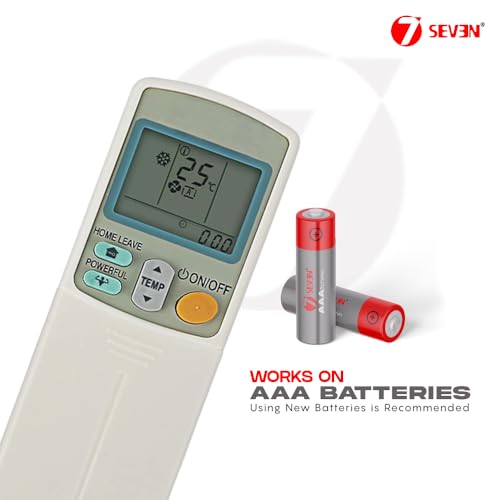 Image of 7SEVEN Compatible With Daikin AC Remote Control ARC433B47 ARC433A11 Model 92 Suitable for Split and Window 1 1.5 2 Ton Air Conditioner remote - Match Keys Exactly to Replicate Genuine Remote Function
