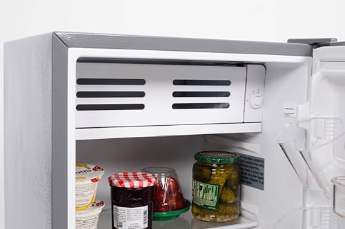Frigidaire Mini Refrigerator, Compact Freezer Compartment, Adjustable Thermostat Control, Reversible Door, Contemporary Series, 3.2 cu ft, Grey by Frigidaire - Image 7
