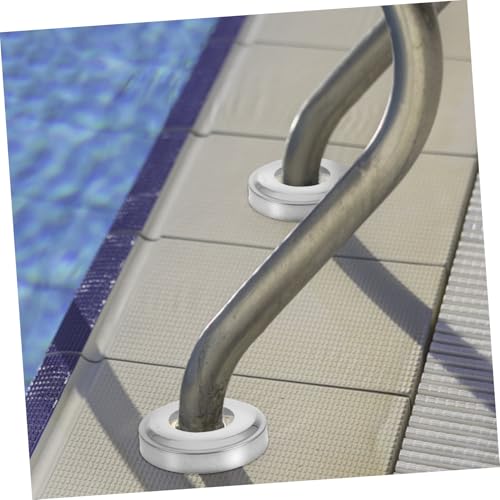 Cubiertas de seguridad para escaleras de piscina de acero inoxidable miniatura 4