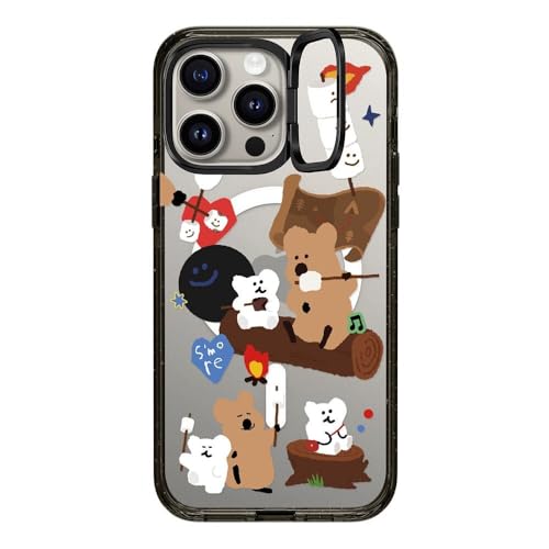 Coque iPhone 15 Pro Max antichoc de qualité militaire avec anneau MagSafe