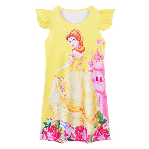Sister.studio Princess Dress For Toddler Girls Cartoon Print Casual Dress #TOP13