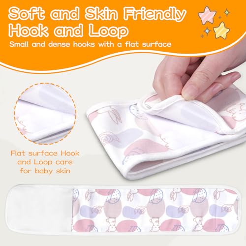 Image of 4Pcs Baby Infant Umbilical Cord Belly Bands Cartoon Cotton Soft Baby Belly Belt, Adjustable Newborn Belly Button Wrap, Baby Tummy Wrap for Protection, Baby Gifts for 0 to 12 Months(Hedgehog)