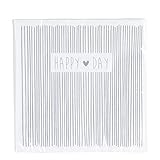 Farbe: weiss, schwarz BC Papierservietten Day & Stripes weiss schwarz 20tlg. 3lg. 33x33cm