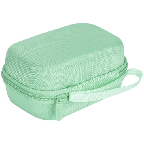 Image of Lebakort Storage Case Compatible with Liene 2x3 inch Photo Printer Mini Instant Portable Color Mono Photo Printer (Green Case)