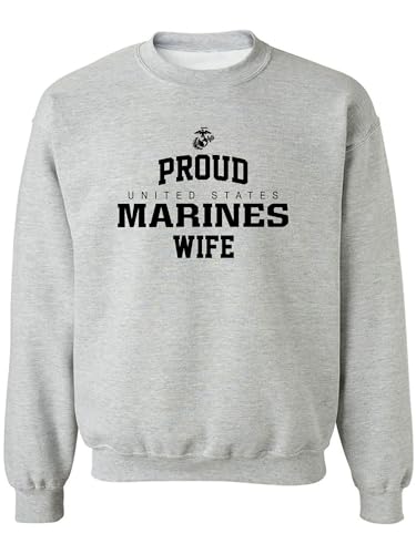 Proud Marines WIFE Crewneck Sweatshirt