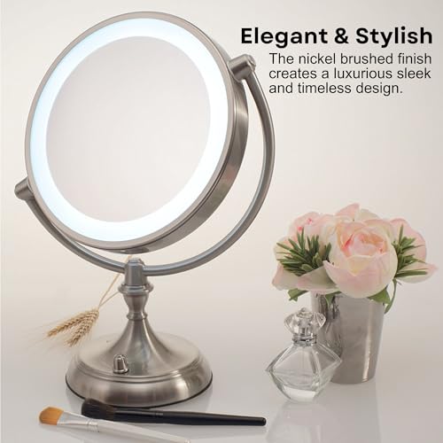 OVENTE Espejo de Maquillaje de Mesa Iluminado 9 Pulgadas miniatura 4