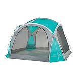 Coleman, Tenda a Cupola per Eventi, Stabile, per Feste, con aste in Acciaio, Gazebo, Protezione Solare SPF 50+, Unisex - Adulto, Gazebo., 2000025127, Blu, L - 3,65 x 3,65