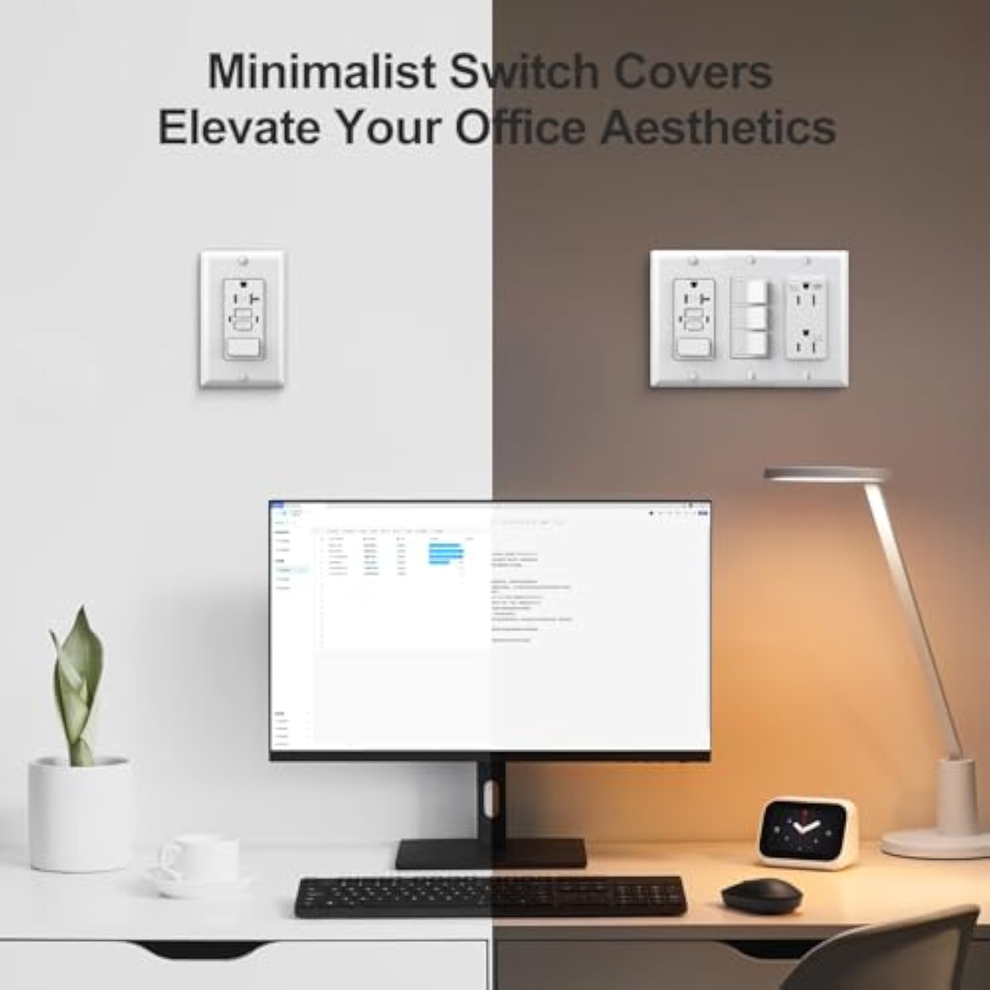 Decorator/GFCI Wall Plate Standard Size Pack of 5