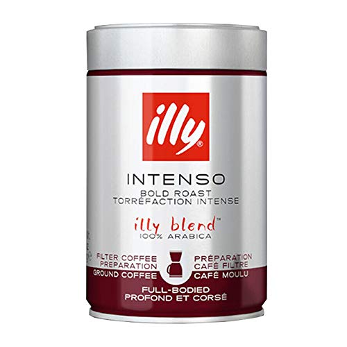 illy Filter Intenso gemahlen, starke Röstung | 6er Pack (6 x 250 g)