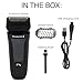 Remington F4 Style Series Foil Shaver for Men, Flexing Blades for Close and Comfortable Shave, Cordless Electric Rechargeable Razor.