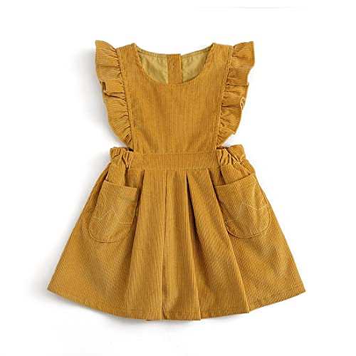 Simplee kids Toddler Girl Casual Dress for Spring Girls Skrit with Pocket