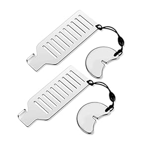 Ruspela Portable Door Lock, Travel Lock, Security Door Lock for Travel, Hotel, Home, Apartment, 2 Pack Hole Free Security Door Lock