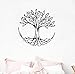 Arbre De Vie Stickers Muraux Symbole De Connexion Spirituel Yoga Vinyle Sticker Mural Accueil Salon Murale Art Décoration 56 * 56Cm