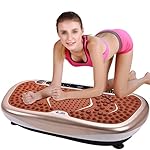 Vibration Plate Exercise Machine Whole Body Workout Vibration Fitness Platform with Remote Control Pressure Massage and Play Music Home Fitness Training Equipment for Weight Loss - Image 3