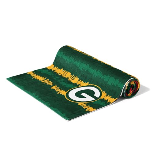 Image of Northwest NFL Green Bay Packers Oversized Microfiber Beach Towel, 60 x 70 Inches - Quick Dry, Sand Resistant, Lightweight, Highly Absorbent, Shibori Design