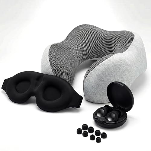 Set 3 Almohadas de Espuma Viscoelástica para Cuello Ajustables miniatura 1