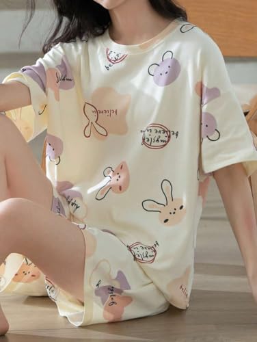 Image of Louis Luxe Women's Cotton Blend Pajama Set