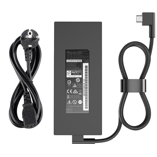 Zasilacz sieciowy GaN 330 W do laptopa, kompatybilny z Razer Blade 16 17 18 RZ09-0483 RZ09-0484 RZ09-0510 RC30-0484 RC30-04840200, adapter sieciowy gamingowy