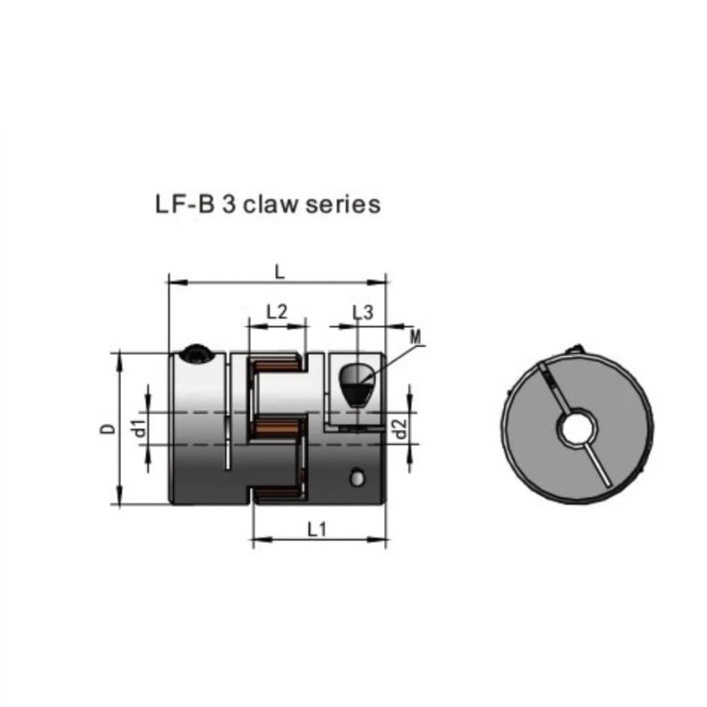 Shaft Coupler,1 piece Flexible Screw Clamping Coupler | D40L78 Plum Aluminium Jaw Shaft Coupling Used CNC Motor Encoder Connectors(16x16mm)