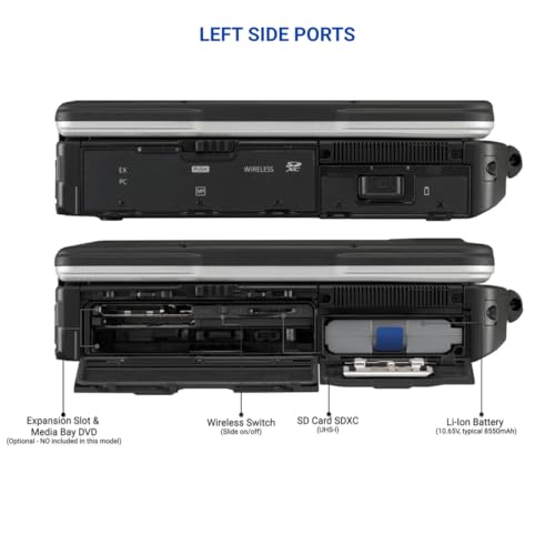 Image of Panasonic Toughbook 31 CF-31 MK5 Rugged Laptop, 13.1 inch XGA Touch, i5-5300U 2.3GHz, 16GB RAM, 1TB SSD, 4G LTE, Backlit Keyboard, Windows 10 Pro