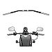 Alpha Rider Drag Style Steel Handlebars Drag Bar Dimpled for Harley Sportster 883 1200 Nightster 07-later XL 1 inch