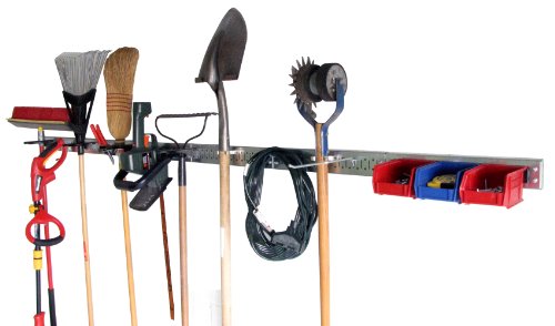 Wall Control 8-Foot Metal Pegboard Strip Garage Rail Organizer Pack by Wall Control - Used condition - US$26.15