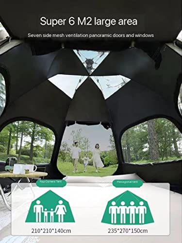 Tienda de campaña portátil plegable para camping miniatura 2