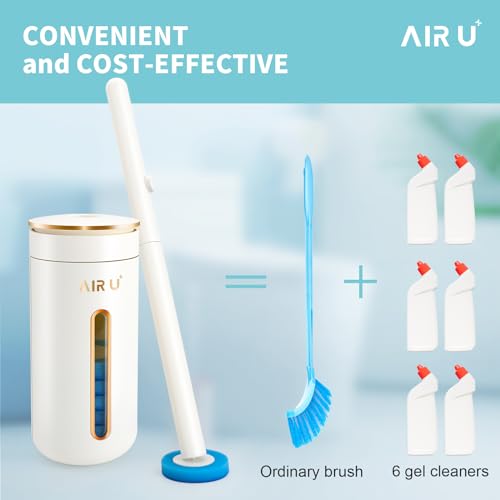 Image of 48 Count Disposable Toilet Brush Heads, Toilet Bowl Wand Refills for Toilet and Bathroom Cleaning, Not Suitable for Electric Toilet Brushes