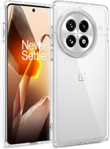Image of JGD PRODUCTS for OnePlus 13 5G Premium Transparent Hybrid Soft Slim Dust Proof Back Case Cover with Camera Protection