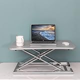 Converter Standing Desk, Electric Desktop Riser, Wideband Keyboard Tray, Foldable Height Adjustable