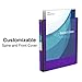 Staples 1-Inch 3-Ring Better Binder, Durable View Binder for Office & School Organization, Purple, 3-Pack